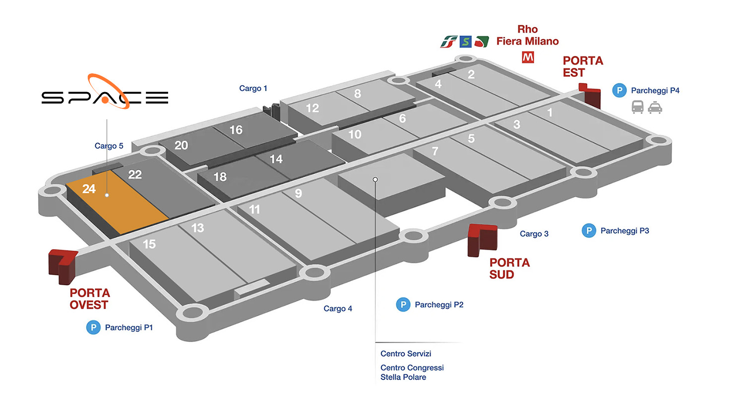 Immagine mappa fiera Milano